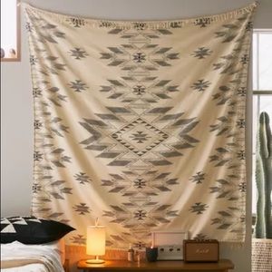 Ayita Geo Tapestry Grey Urban Outfitters Boho Style